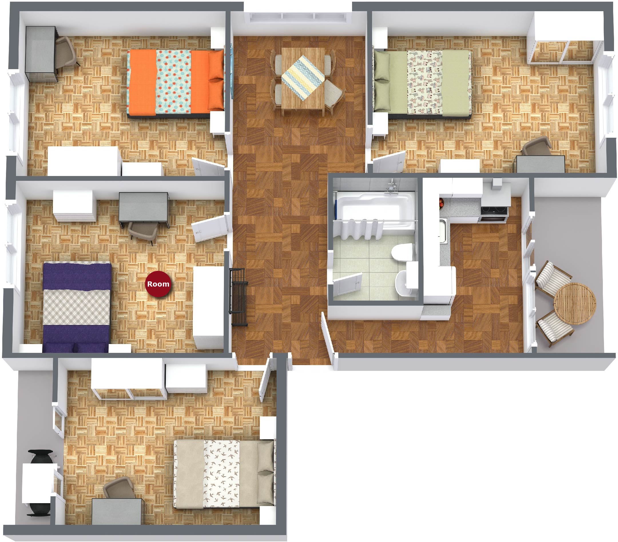 Grundriss Nidwaldnerstrasse 45, 4055 Basel