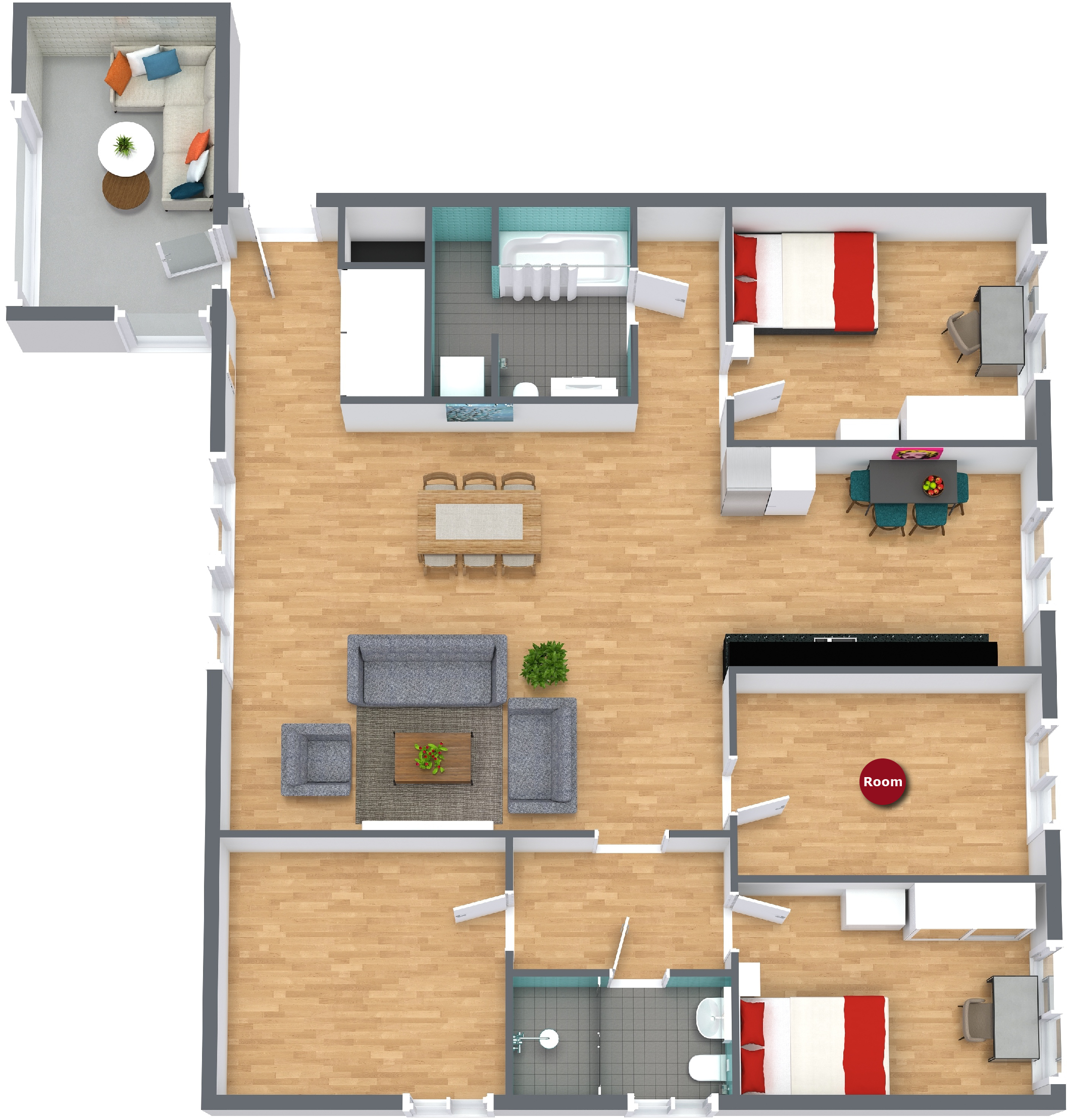 Grundriss Gussstrasse 54A, 8180 Bülach